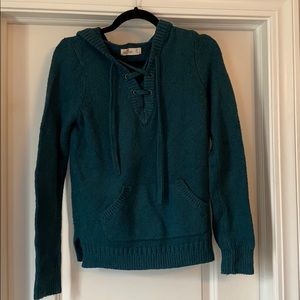 Hollister hooded sweater.